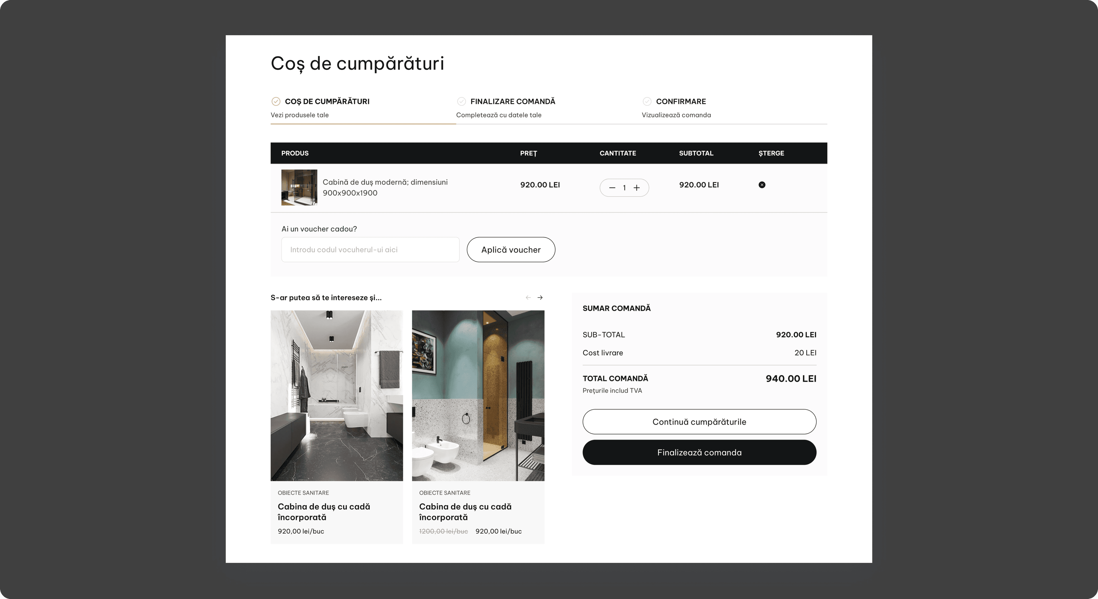 Categroy and Product page
