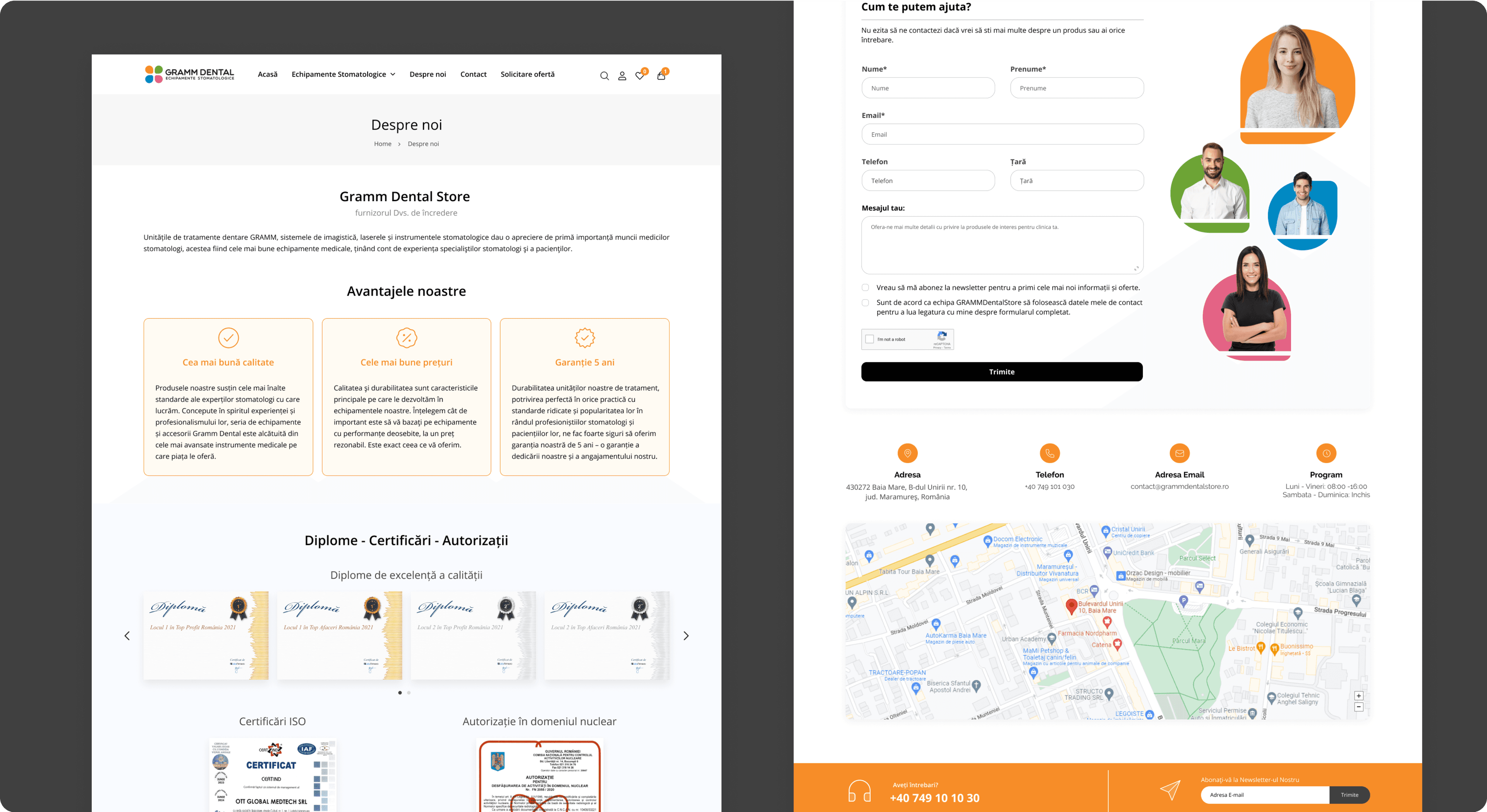 GRAMM Dental about us and careers page